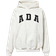 Adanola Logo Embroidered Oversized Hoodie - Light Grey Melange