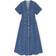 Ganni Circulose Future Denim Maxi Dress - Mid Blue Stone