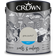 Crown Matt Wall Paint Grey Putty 2.5L