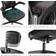 tectake 405323 Black Kontorsstol 131cm