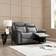 HOME DETAIL Small Couch Living Room Grey Sofa 101cm 2 Seater