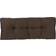 Klear Vu The Gripper Omega Non-Slip Chair Cushions Brown (109.2x35.6cm)