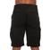 CP COMPANY Men's Stretch Sateen Cargo Shorts -Black