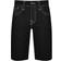 True Religion Ricky Raw Hem Straight Shorts - Body Rinse Black