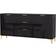 Creative Furniture Luxury Modern Black High Gloss/Gold Sideboard 140x80cm