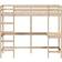 vidaXL Bunk Bed with Desk 42.3x80.9"