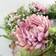 Leaf Design Blossom Wreath Pink Artificial Plant