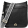 Michael Kors Luisa Large Pebbled Leather Messenger Bag - Black