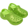 Crocs Classic Platform Glitter Clog - Lime