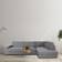 Eysa Jaz Loose Sofa Cover Grey