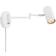 Markslöjd Costilla White Flex/ Satin Nickel Vægarmatur