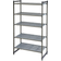 Cambro Camshelving Basics Plus 5 Tier Graphite Shelving System 60x84.3"