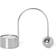 Ferm Living Balance Chrome Candle Holder 9.5cm