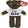 TY Mr Bean Teddy Bear T Shirt 25cm