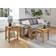 HAKU Möbel Solid Wood Oak Småbord 45x45cm