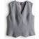 H&M Twill Suit Waistcoat - Grey Marl