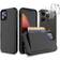 Case4you Shock-Absorbing Card Holder Case + Lens Protector for iPhone 13 Pro