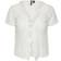 Pieces Willie Ss V Neck Tie Lace Top - Bright White