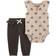 Carter's Baby Butterfly Bodysuit Pant Set 2-piece - Tan/Black (V_1R024410)