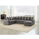 Wade Logan Bernathe Gray Sofa 125" 6 Seater