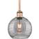 Innovations Lighting 616-1S-AC-G1213-8SM Antique Copper Pendant Lamp 8"