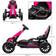 Homcom Electric Go Kart Pink 12V