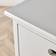 Home Source Ullswater White/Grey Chest of Drawer 35x92cm