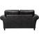 Furniture 786 Oakland Black Sofa 180cm 2 Seater