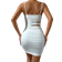 Shein Privé Cut Out Ruched Cami Bodycon Dress