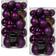 Shop4allsorts Baubles Assorted Shatterproof Violet Christmas Tree Ornament 6cm 60pcs