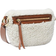 Michael Kors Slater Extra Small Shearling Sling Pack - Natural/Luggage