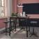 IKEA Mittzon Walnut Veneer/Black Småbord 108x140cm