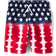 The Children's Place Kid's American Flag Swim Trunks - Tidal (3046409_IV)