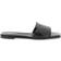 Alexander McQueen Embossed Seal Logo Slides - Black