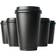 Cycas Paper Cups Coffee Disposable Double Wall With Lids 12oz 50-pack