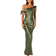 Petal & Pup Selma Off Shoulder Maxi Dress - Olive