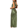 Petal & Pup Selma Off Shoulder Maxi Dress - Olive