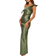 Petal & Pup Selma Off Shoulder Maxi Dress - Olive