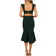 Petal & Pup Yvonne High Low Midi Dress - Emerald