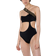 Versace Greca Border One Piece Swimsuit - Black