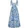 Milla Strapped Maxi Dress - Blue Hydrangea