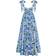 Milla Strapped Maxi Dress - Blue Hydrangea