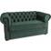 Trademax Deluxe Dark Green Soffa 150cm 2-sits
