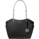 Michael Kors Jet Set Large Signature Logo Shoulder Bag - Black