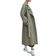 Mango Verdi Woollen Coat - Khaki