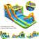 Costway 8 in 1 Inflatable Water Slide Bounce House with Splash Pool & 735W Blower