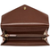 Michael Kors Jet Set Travel Large Patent Envelope Wallet - Mocha