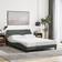 vidaXL Fabric Sengeramme 120x200cm