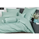 Janine Mako Satin Duvet Cover Green (220x155cm)