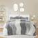 Intelligent Design Bridget Ombre Shaggy Bedspread White, Gray (228.6x228.6)